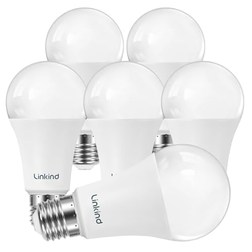 A19 LED Light Bulbs Dimmable (6 Count)
