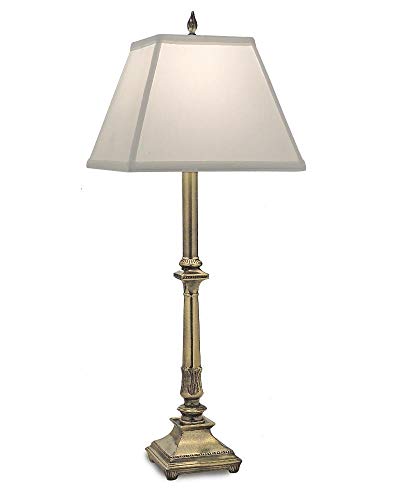 30 Inch High Burnished Brass Buffet Lamp