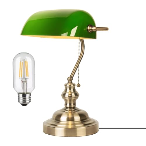 Green Bankers Lamp