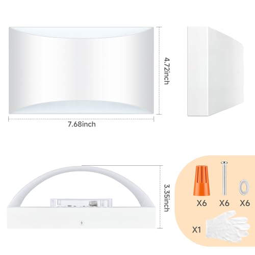 Modern LED Wall Sconce Set of 2 (2 Count)