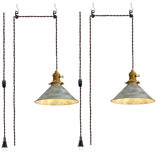 Plug in Pendant Light (2 Count)