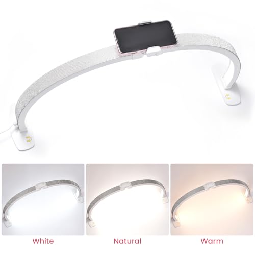 29inch Large Half Moon Desk Lamp Nail Light with Rhinestones