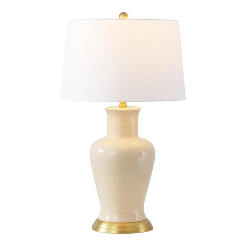 Julian Classic Ceramic Urn Metal LED Table Lamp 29"