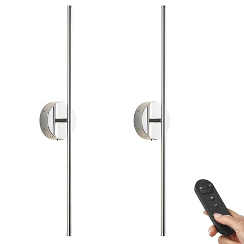 Battery Operated Wall Sconces Set of Two Wireless Wall Lights (2 Count)