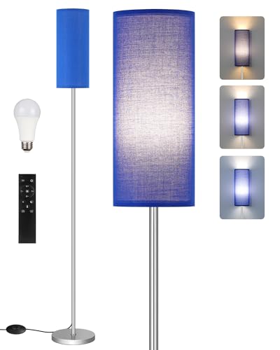 Dimmable Floor Lamps for Living Room with Remote and Foot Switch