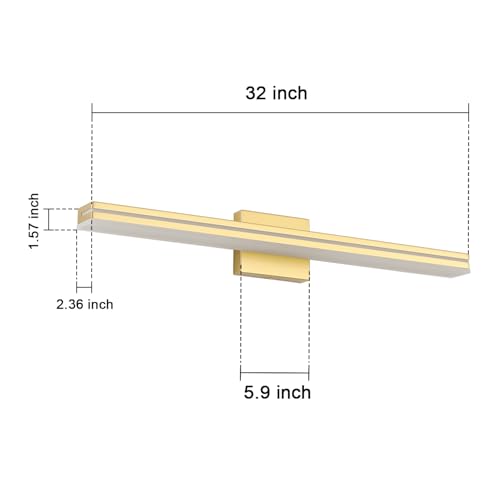 32 Inch LED Modern Bathroom Vanity Light Bar