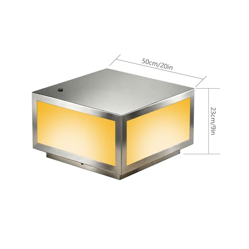304 Brushed Stainless Steel Pillar Light