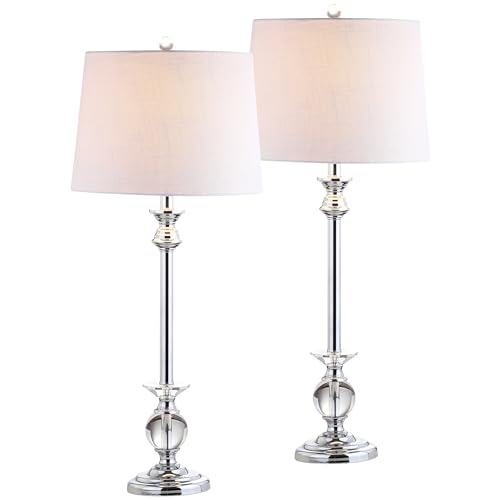 Elizabeth 33" Crystal Metal Table Lamp