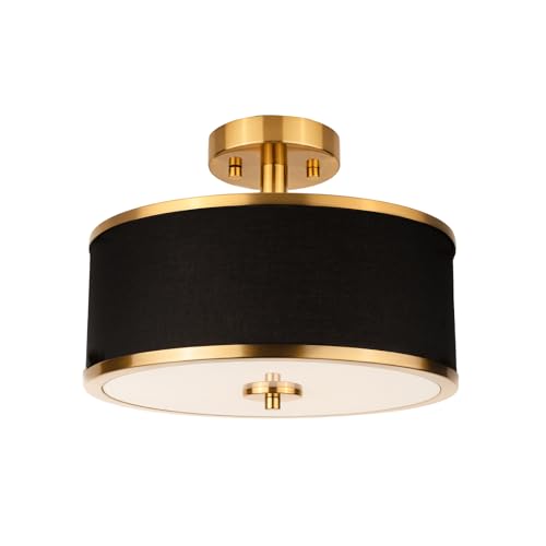 3 Light Semi Flush Mount Ceiling Light Fixture