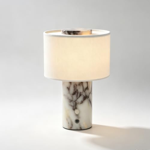 Marble Lamp Rechargeable Cordless Stone Touch Table Lamp