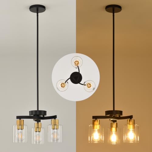 Black Brass Dining Room Chandelier