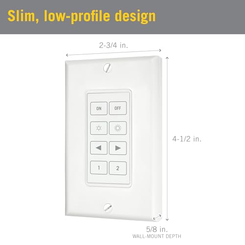 Wireless Light Switch for CCT Tunable White LED Lights 523423