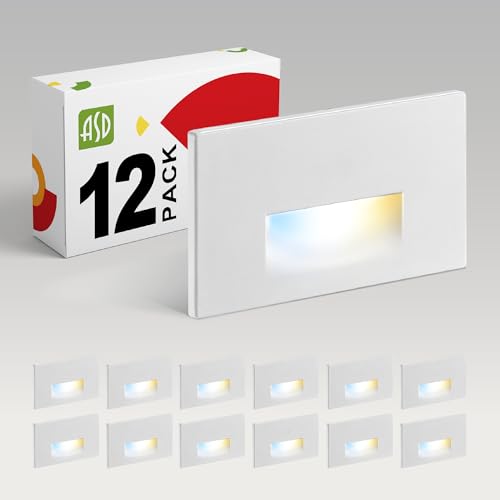 LED Recessed Step Light Fixture (12 Count)