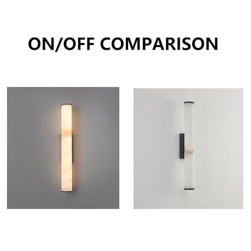 23.6" Spanish Alabaster Wall Sconce