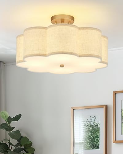 Gold Semi Flush Mount Ceiling Lights
