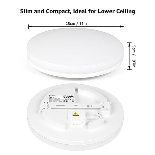 11 inch Flush Mount LED Ceiling Light for Bathroom