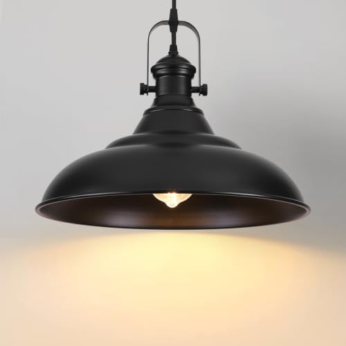 16 Inch Black Pendant Light