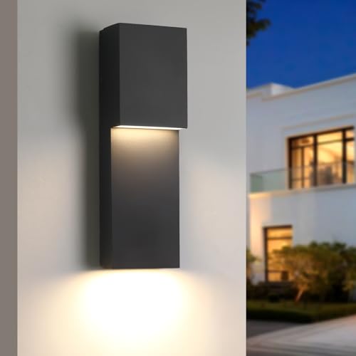 16" Modern Outdoor House Lights Wall Mount