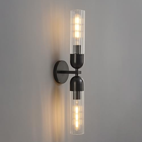 Bathroom Sconce 24in Strip Glass Sconce Hardwired (2 Count)