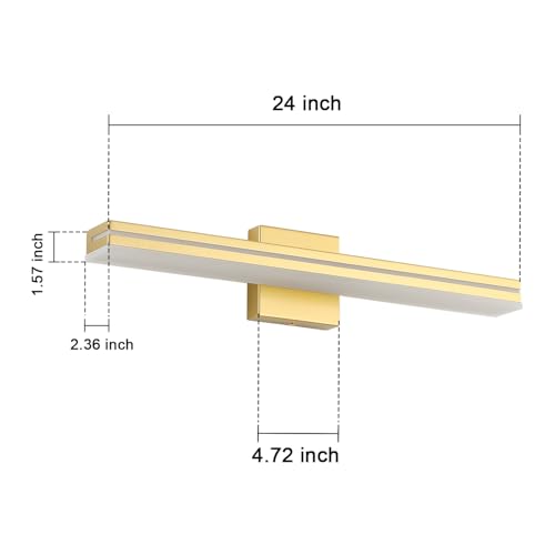 24 Inch LED Modern Bathroom Vanity Light Bar
