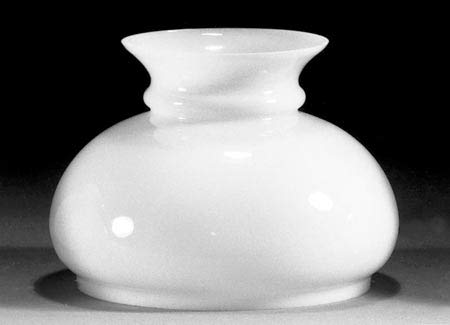 Opal White Plain Style Student Shade