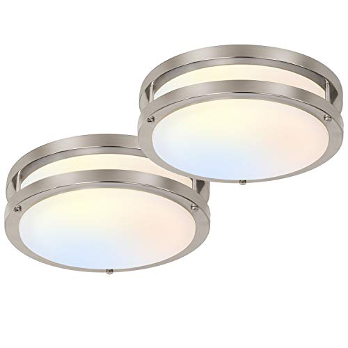 13 inch Flush Mount LED Ceiling Light Fixture (2 Count)