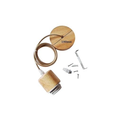 Lamp Holder DIY Vintage E26 E27 Hanging Lamp Holders with Cable Ceiling Lamp Holders Sockets Nordic Half Teeth Lampshade Base for Pendant lamp