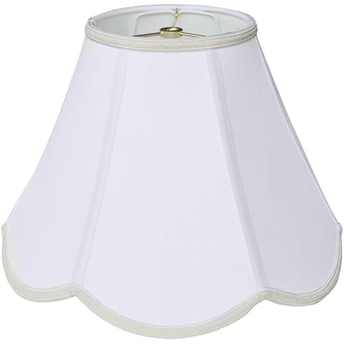 6" x 13" x 9.25" Small Scalloped lamp shades