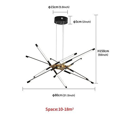 Black and Gold Chandelier