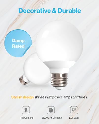 Sunco 12 Pack G25 LED Light Bulb (12 Count)