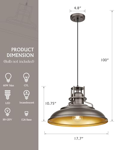 18" Outdoor Pendant Lights for Porch