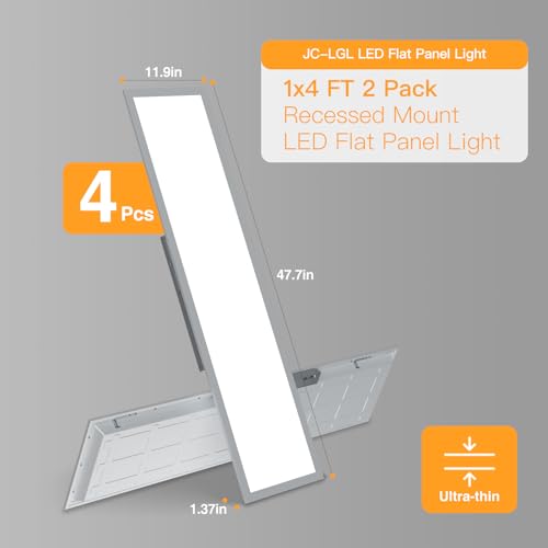 1x4 LED Flat Panel Light (4 Count)