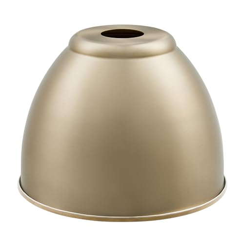 21601-41,Replacement Metal Shade for Pendant Light,Light Bronze,7-7/8"W x 5-3/4"H,Center Hole 1-5/8"