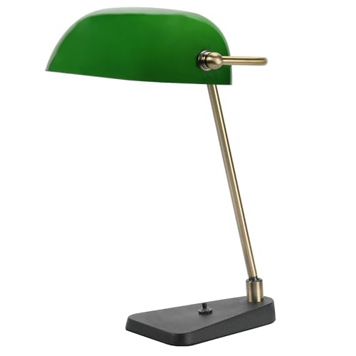 Green Bankers Desk Lamp