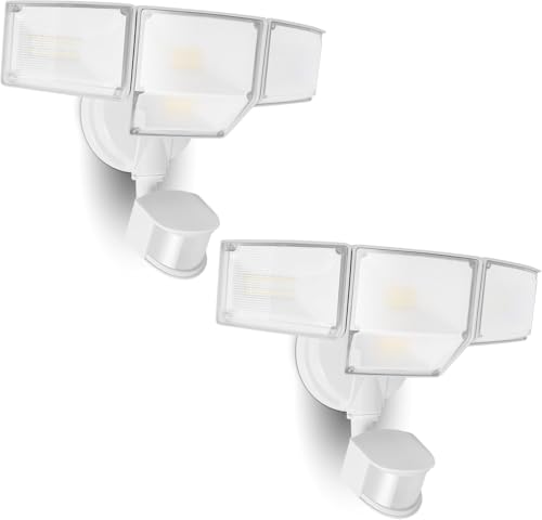 80W 9000LM LED Security Lights Motion Sensor Outdoor Lights (8 Count)