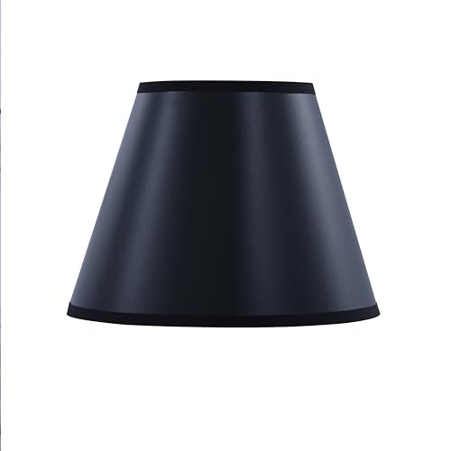 56052 Empire Uno Lamp Shade in Black with Gold Inside Washi Paper