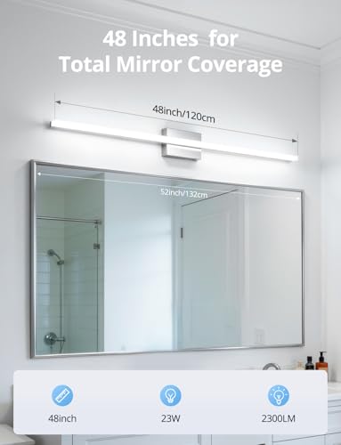 Bathroom Vanity Light Fixtures Above Mirror