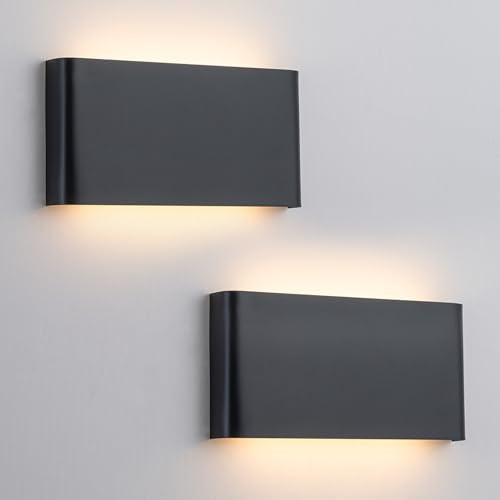 2 Pack Modern LED Wall Sconces (2 Count)