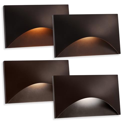 Energetic 5CCT 120V LED Indoor Outdoor Step Lights (4 Count)
