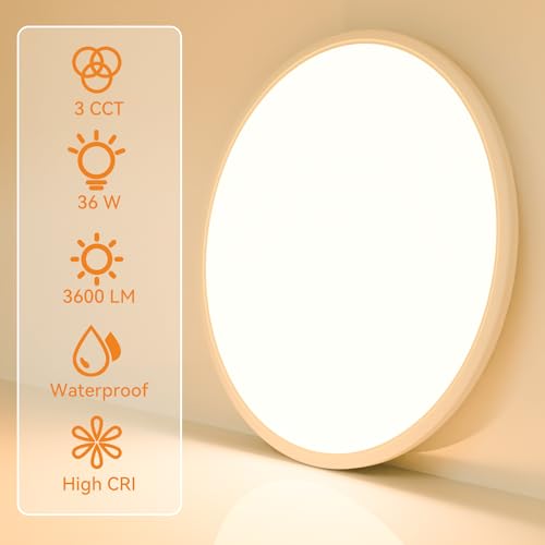 1PACK LED Flush Mount Ceiling Light Fixture