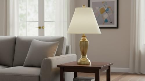 32287A Transitional Hardback Empire Shaped Spider Construction Lamp Shade in Beige