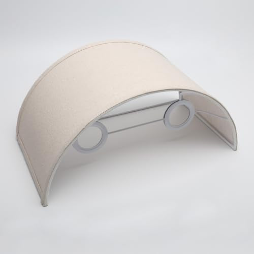 2 Light Double Lamp Semicircle Fabric Shades