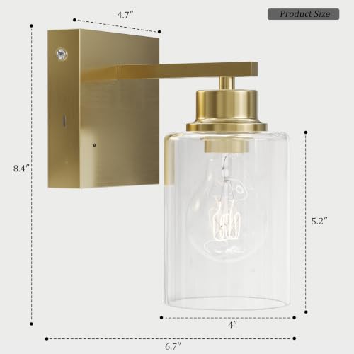 Wireless Battery Operated Wall Sconce Set of 2 with Remote Control (2 Count)