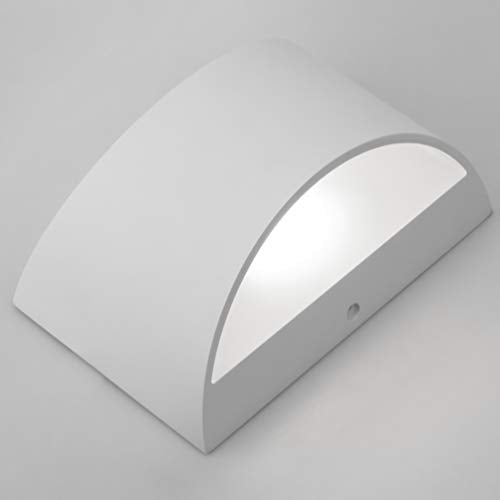 Indoor Aluminum Modern LED Wall Sconce Hardwired Interior Wall Lights Set of 2 Up and Down Wall Mount Light for Living Room Bedroom Hallway Corridor Cool White 6000K (2 Count)