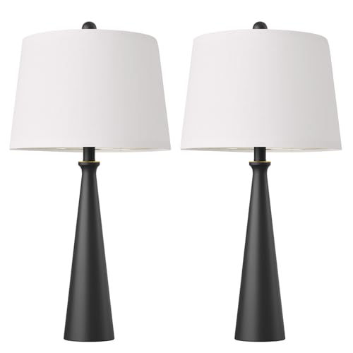 25.75" Modern Table Lamp for Bedroom Set of 2 (2 Count)