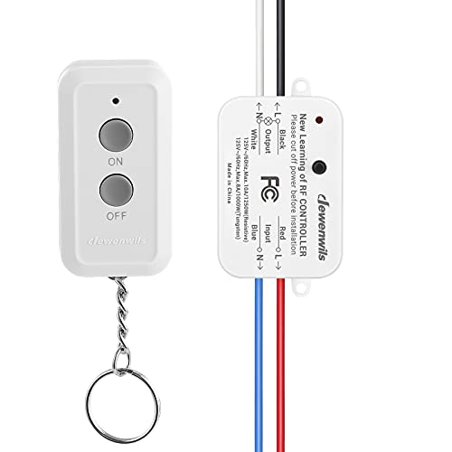 Wireless Light Switch and Receiver Kit