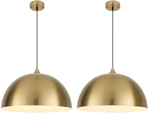 Gold Pendant Lights Kitchen Island (2 Count)