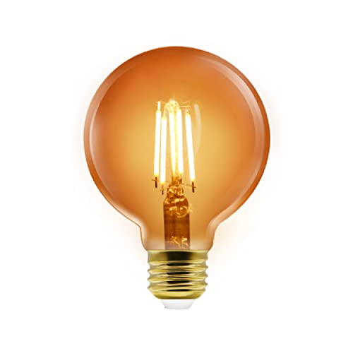 Sylvania WiFi LED Smart G25 Amber Finish Light Bulb