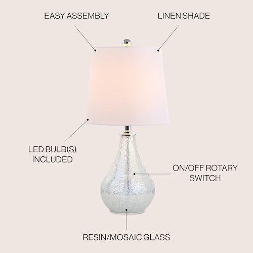 Mona Coastal Mini LED Table Lamp 20" Bedside