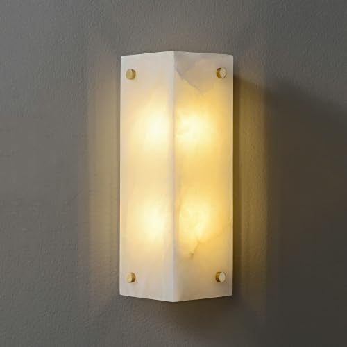 12" Alabaster Wall Sconces